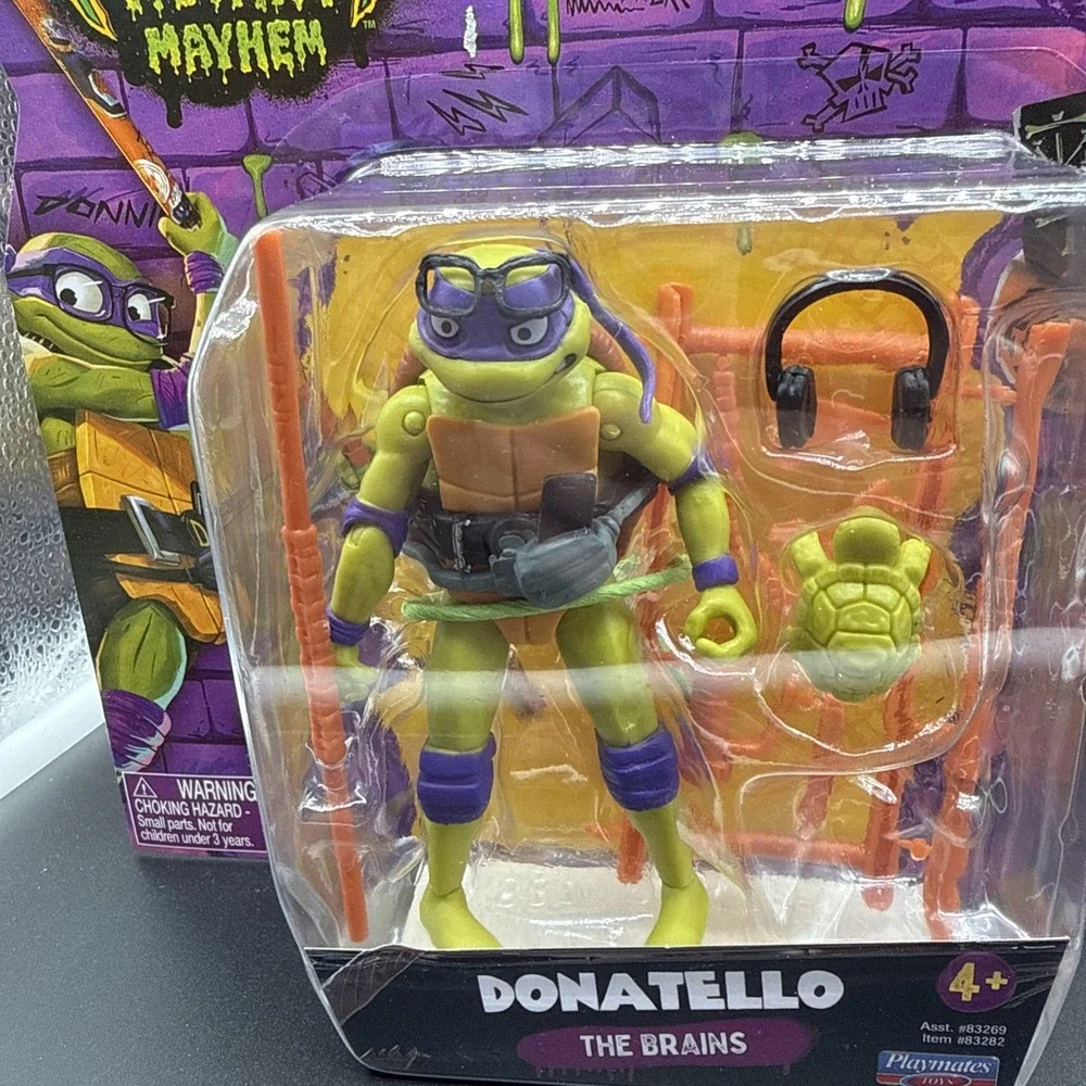 Playmates TMNT Mutant Mayhem 4 Figure Lot Leo Don Raph Mikey 2023 NEW
